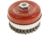 Steelex Plus 5in Twist Knotted Steel Wire Cup Brush 5/8-11 Thread D2282