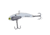 SteelShad Heavy, 1/2 Oz, White Shad, SSL-10125
