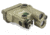 Steiner DBAL-A4 Dual Beam Aiming Laser, 50mW Visible Red Laser, 50mW IR Pointer, 600mW IR Illuminator, 500 Lumen White Light, Restricted to LE/Mil only, Desert Sand, 10022