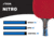 STIGA Nitro Table Tennis Racket, Red, T1271