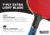 STIGA Nitro Table Tennis Racket, Red, T1271