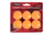 STIGA One-Star Table Tennis Balls, 6-Pack, Orange/Black, T1411