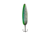 Stinger Stinger Spoon Lightweight Trolling Spoon, 3.75in .3oz., #2 VMC Hooks, Silver Hammered, Green Wiggler, SH52CI29