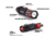 STKR Concepts BAMFF 4.0XL- 400 Lumens Dual LED Flashlight, Black/ Red, 00156