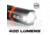 STKR Concepts BAMFF 4.0XL- 400 Lumens Dual LED Flashlight, Black/ Red, 00156