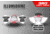 STKR Concepts ILLUMiDOME- Mini Waterproof Lantern, Red, 00245, EDEMO1