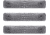 STNGR Cyclops 2-Slot M-Lok Rail Cover Panel, 3-Pack, Black, K0-W7TZ-WG0X