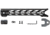 STNGR HWK M-Lok Free Float Handguard for AR15/M4, Anodized Black, 13.5 in, 13HM