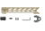 STNGR M-Lok Free Float Handguard for AR15/M4, Cerakote FDE, 13.5 in, 13HM-FDE