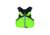 Stohlquist Mens Trekker PFD, Bright Green, Large-Extra Large, Chest 40-46, QF1323101XL