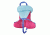 Stohlquist Unisex Child PFD, Aqua/Pink, Child 30-50 lbs, QF1414121