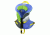 Stohlquist Unisex Child PFD, Blue/Green, Child 30-50 lbs, QF1414003