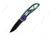 Stone River Gear Ceramic Folding Knife, Lock w/Pocket Clip, Rainbow/Black, 6.5 SRG5RTB