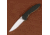 Stone River Gear Ceramic Folding Knife with G10 Handle White Blade, Black-White, 7.5 SRG2GLW