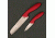 Stone River Gear Ceramic Santoku and Paring Knife Gift Set, Red-White, 6.0, 3.0 SRG23CKR