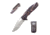 Stone River Gear Ultra Folding Liner Lock Knife w/Grip Handles and Sheath, Camo/Grey, 3.25 SRG4DPCP