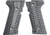 Stoner CNC Beretta Vertec and M9A3 Slash and Burn G10 Gun Grips Fits Vertec and M9A3 Series, Grey Black, STO-BR-VTEC-SB-GRB