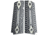 Stoner CNC Double Diamond G10 Gun Grips fit 1911 Compact and Springfield EMP, Grey Black, 1911 Compact-Slim-Standard, STO-1911C-DD-STD-GRB-SLIM