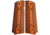 Stoner CNC Double Diamond G10 Gun Grips fit 1911 Compact and Springfield EMP, Orange Black, 1911 Compact-Slim-Magwell, STO-1911C-DD-MAG-ORG-SLIM