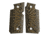 Stoner CNC SIG P938 G10 Gun Grips Aggressive Starburst Fits Sig Sauer 9mm P938 Pistol, Brown Black, Ambi, STO-P938-AS-AM-BNB