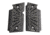 Stoner CNC SIG P938 G10 Gun Grips Aggressive Starburst Fits Sig Sauer 9mm P938 Pistol, Grey Black, Non Ambi, STO-P938-AS-NO-GRB