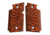 Stoner CNC SIG P938 G10 Gun Grips Aggressive Starburst Fits Sig Sauer 9mm P938 Pistol, Orange Black, Ambi, STO-P938-AS-AM-ORG