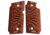Stoner CNC SIG P938 G10 Gun Grips Aggressive Starburst Fits Sig Sauer 9mm P938 Pistol, Orange Black, Ambi, STO-P938-AS-AM-ORG