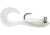 Storm WildEye Curl Tail Minnow 02 Soft Bait, Pearl, WCM02PRL