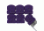 Stowaway Tools Tool Cap, Purple, Pack of 6, STW-302-PUR