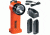 Streamlight Survivor Division 2 Flashlight, Orange - with 12V DC Car Charger, PiggyBack Fast Charge base, 2 batteries