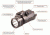 Streamlight TLR-1 C4 LED Rail-Mounted Weapon Flashlight w/ Keys, Black, 69110