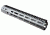 Strike Industries 12in Mega Fins XL Handguard Rail with Mlok, Grey, SI-MEGAFINS-XL-MLOK-12-GY