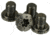 Strike Industries 1911 Torx Grip Slimline Screws/ Aisi-12L14 Steel With Black Zinc Coating, Black, One Size, SI-1911TS-BZC-Slim