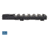 Strike Industries 6 Slot Aluminum Keymod Short Rail Section-QD Featured, Black SI-KMARS-6-QD