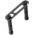 Strike Industries AR Anti-Walk Pins, Black, One Size, SI-AR-AWP