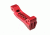 Strike Industries Billet Trigger Guard - Fang style, Red, One Size, SI-BTG-FANG-RED