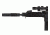 Strike Industries Mid Length Barrel Extension, Black, 16in SI-COBRADB16M
