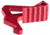 Strike Industries Charging Handle Extended Latch, Red, SI-AR-LATCH-RED