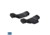 Strike Industries Cobra Straight and Right Only Polymer Trigger Guard Combo-2 Pack, Black SI-COBRA-02-SR-BK