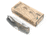 Strike Industries K1 Knife, 89.10mm, AUS-8 Stainless Steel, SI Polymer Extreme Handle, Smoke, SI-K1-TP