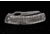Strike Industries K1 Knife, 89.10mm, AUS-8 Stainless Steel, SI Polymer Extreme Handle, Smoke, SI-K1-TP