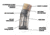 Strike Industries Magazine for .223/5.56 for 10 Rounds, Smoke, One Size, SI-AR-MAG-10