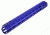 Strike Industries Mega Fins XL Handguard Rail, w/KeyMod, Blue, 17in, SI-MEGAFINS-XL-KM-17-BLU