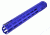Strike Industries Mega Fins XL Handguard Rail, w/Mlok, Blue, 15in, SI-MEGAFINS-XL-MLOK-15-BLU