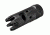 Strike Industries Mini KingComp Muzzle Brake, 9mm, Black SI-MK9-Comp