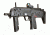 Strike Industries MP7 Backup Sight Top Rail with Anodized Aluminum, Black SI-MP7-BUSR