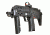 Strike Industries MP7 Backup Sight Top Rail with Anodized Aluminum, Black SI-MP7-BUSR