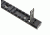 Strike Industries MP7 Backup Sight Top Rail with Anodized Aluminum, Black SI-MP7-BUSR