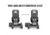 Strike Industries Polymer Backup Sights, Black, SI-SPBUS