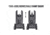 Strike Industries Polymer Backup Sights, Black, SI-SPBUS